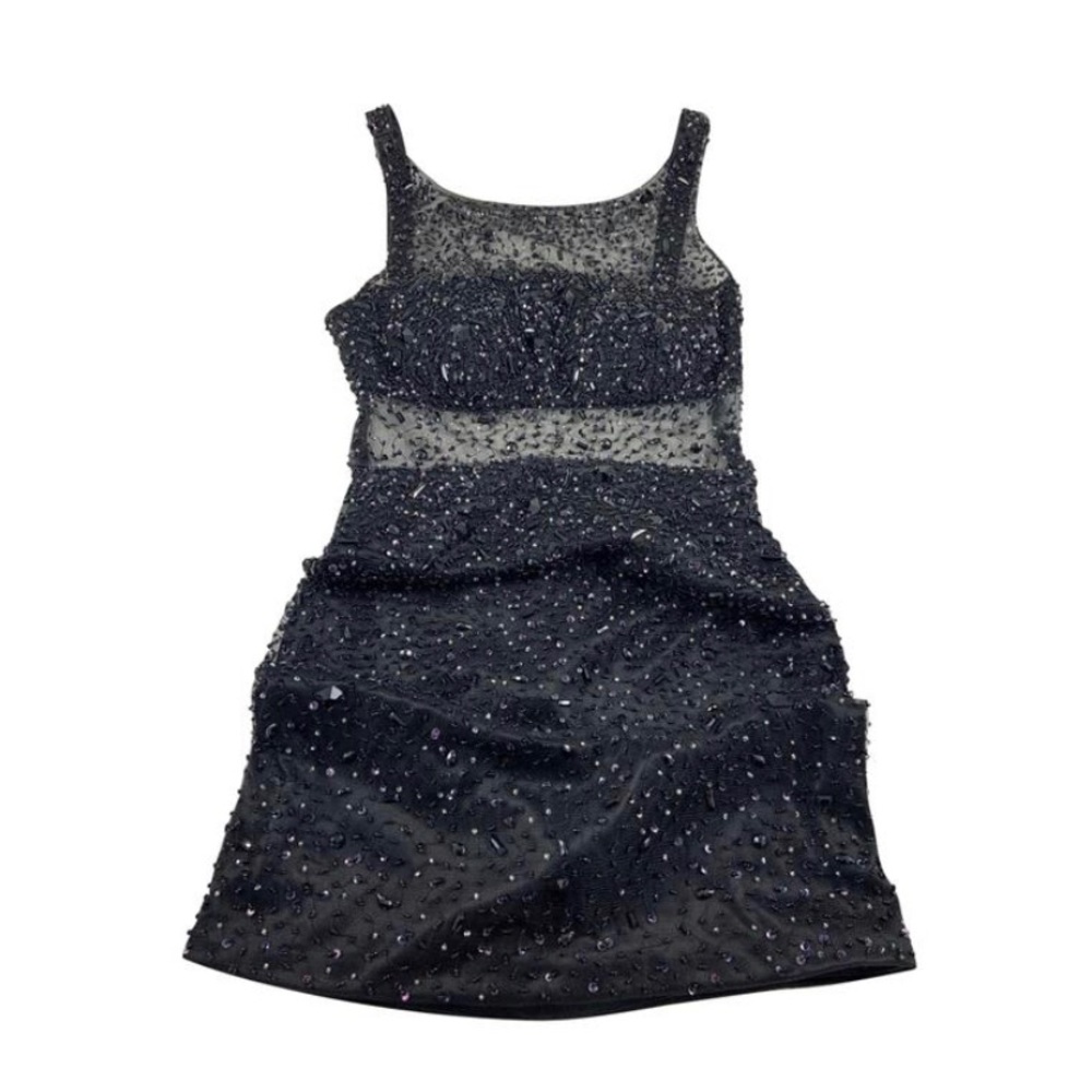 Arden B crystal beaded cocktail club dress